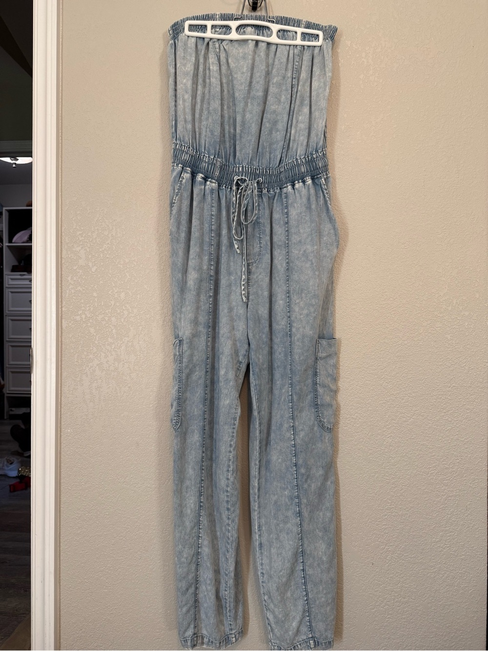 Breezy Strapless Romper